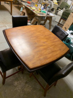 Dining table with four chairs
