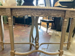 Champagne Gold Console Table ( V )
