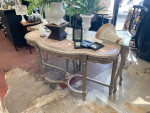 Champagne Gold Console Table ( V )