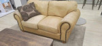 2 Leather LOVESEATS AND TABLE CHEAP