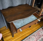 Antique Washstand / Side Table on Wheels