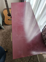Mid Century Modern Burgandy Side Table from Target