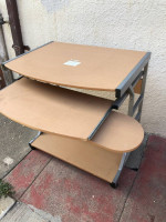 Computer Desk Table with Keyboard and Mouse Drawer