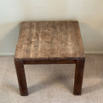 Rustic Solid Wood Large Side End Table