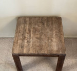 Rustic Solid Wood Large Side End Table