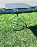 Mid Century  Modern Emu Italy Metal Folding Flip Table Patio Furniture