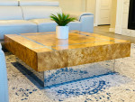 MCM Burl Wood Coffee Table by Milo Baughman! Free Delivery!