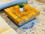 MCM Burl Wood Coffee Table by Milo Baughman! Free Delivery!