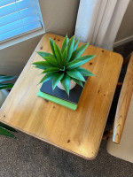 Drexel Heritage Rustic Modern Single Drawer Side Table!
