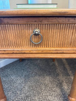 Drexel Heritage Rustic Modern Single Drawer Side Table!