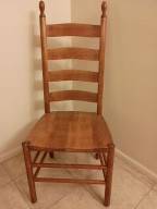 Draw Leaf Table & Four Shaker Ladder Back Chairs