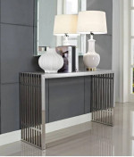 modern Metal Console Side Table 48’ $900 Contemporary