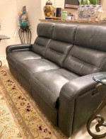 Leather Sofa and Loveseat Set