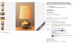 Superb Marbro Midcentury Polished Brass table lamp, like new