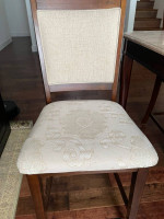 DINING TABLE & 4 CHAIRS - MARBLE TOP