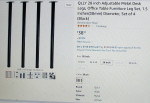 *NEW* 28" Black Table Leg Set (4)