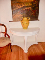 Half Moon Side Table Entry Table