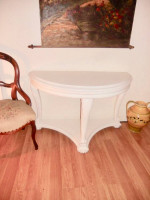 Half Moon Side Table Entry Table