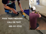 PROFESSIONAL POOL TABLE MOVING
