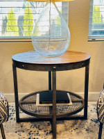 The Market Loft Collection End Table by Crafters & Weavers!
