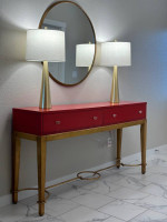 Hooker Furniture Melange Lady in Red Console Table Entryway Table!