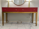 Hooker Furniture Melange Lady in Red Console Table Entryway Table!