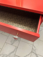 Hooker Furniture Melange Lady in Red Console Table Entryway Table!