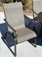 5 Piece Outdoor Patio Dining Set 1 Table & 4 High Back Chairs!
