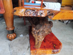 Live edge masterpiece maple burl wood coffee table luxury home decor