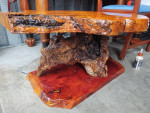 Live edge masterpiece maple burl wood coffee table luxury home decor