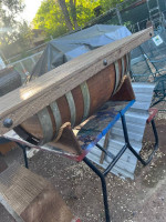 BEAUTIFUL SOUTHWEST BARREL COFFEE TABLE CUSTOM MADE 🪢