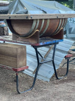 BEAUTIFUL SOUTHWEST BARREL COFFEE TABLE CUSTOM MADE 🪢