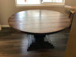 Arhaus Pedestal Table & 6 Chairs