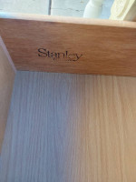 French Provincial End Table with Two Drawers