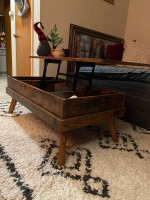 Lift top coffee living room table