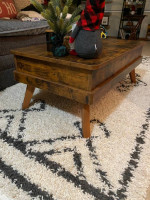 Lift top coffee living room table