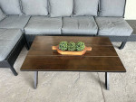Outdoor patio furniture set and coffee table
