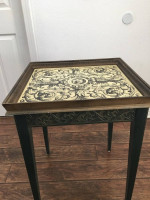 Painted wood console or side table