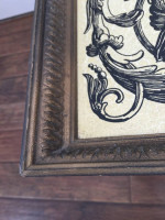Painted wood console or side table