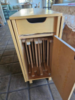 Drop Leaf Table with 4 Chairs