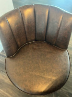 Whiskey barrel table and chairs