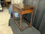 18th century hand made end/side table with drawer