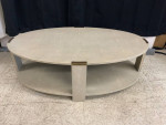 Interlude leather coffee table