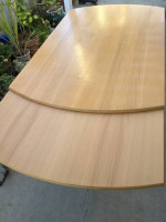 Heavy duty Desk Table with slide out extensions