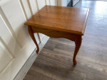 Solid Wood French End Table / Nightstand