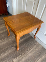 Solid Wood French End Table / Nightstand