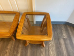3 Piece Oak Table Set