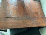 Crate and barrel double leaf table and chairs