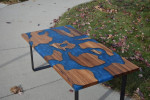 Zebrawood Island Coffee Table