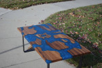 Zebrawood Island Coffee Table